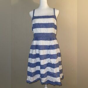 Ann Taylor Loft Striped Sleeveless Dress 6
